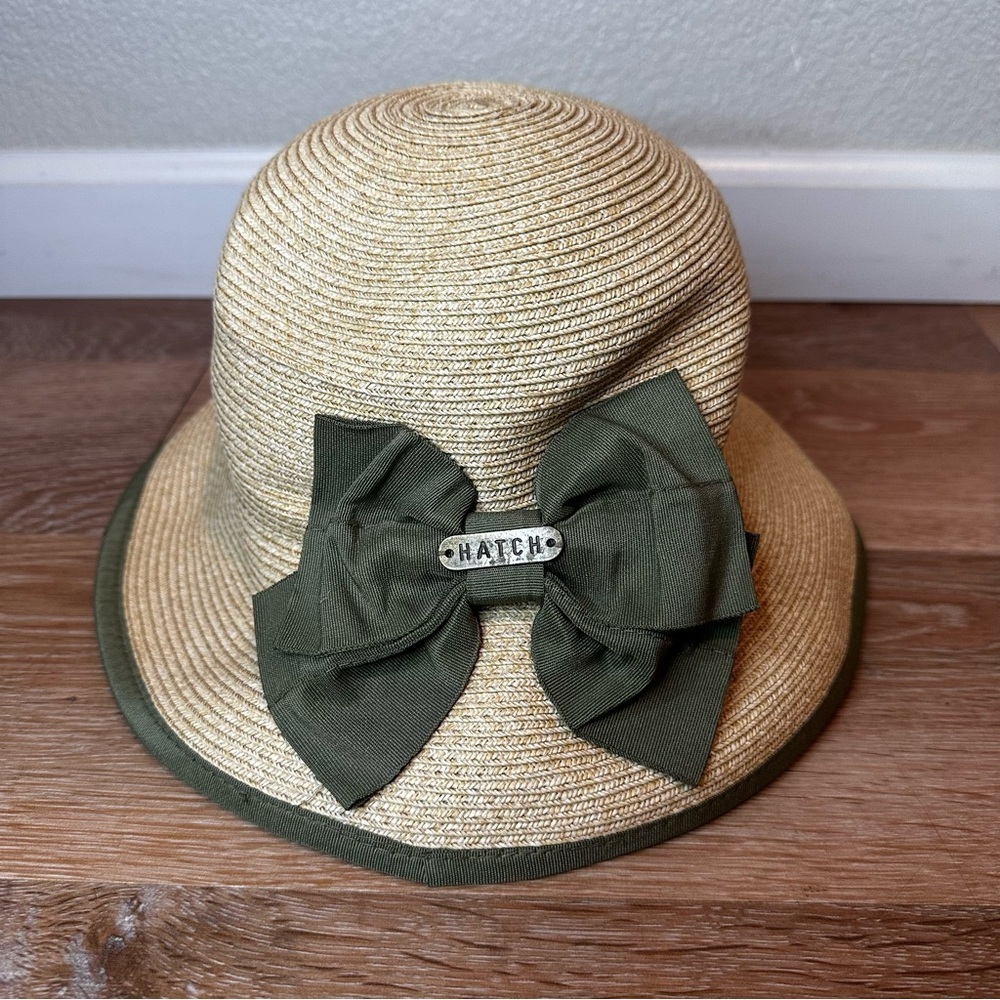 Hatch 100% Straw Bow Summer Beach Packable Hat, OS
